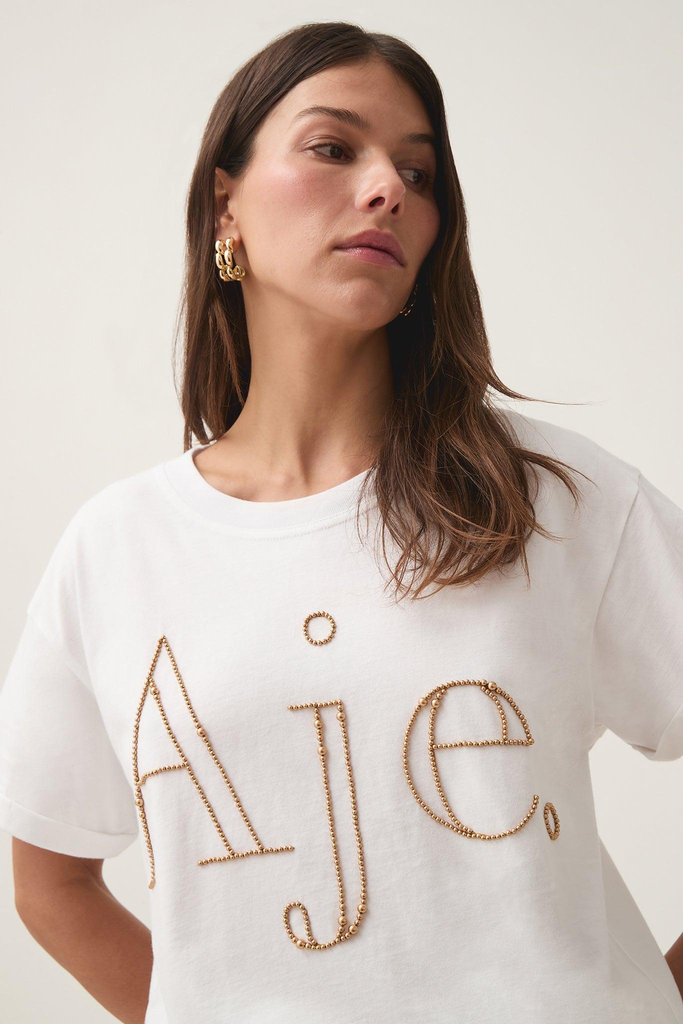 Amity Beaded Heritage Tee Product Image