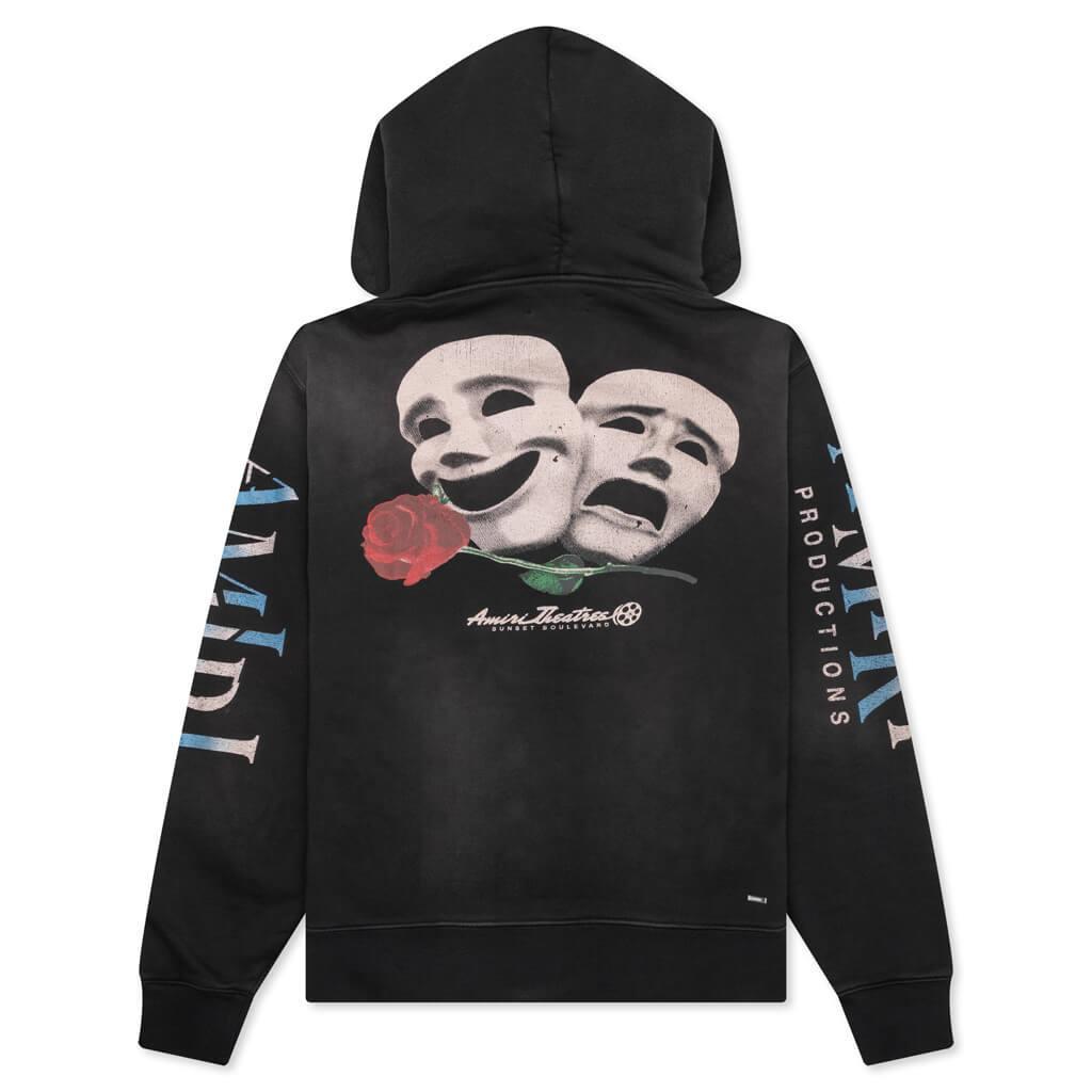 Theatre Masks Hoodie - Black Male Product Image