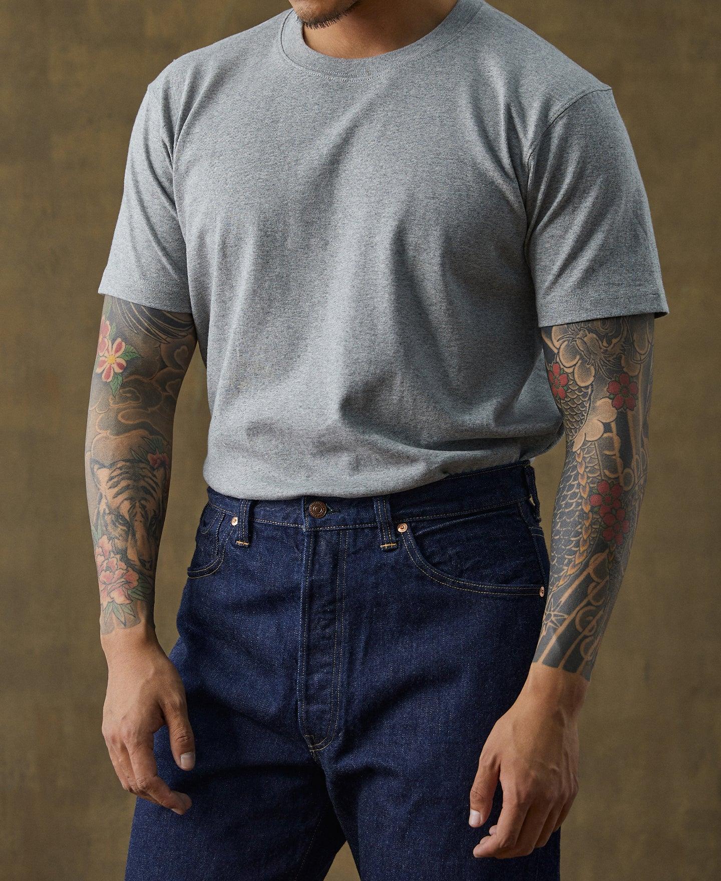 9 oz US Cotton Tubular T-Shirt - Gray Product Image