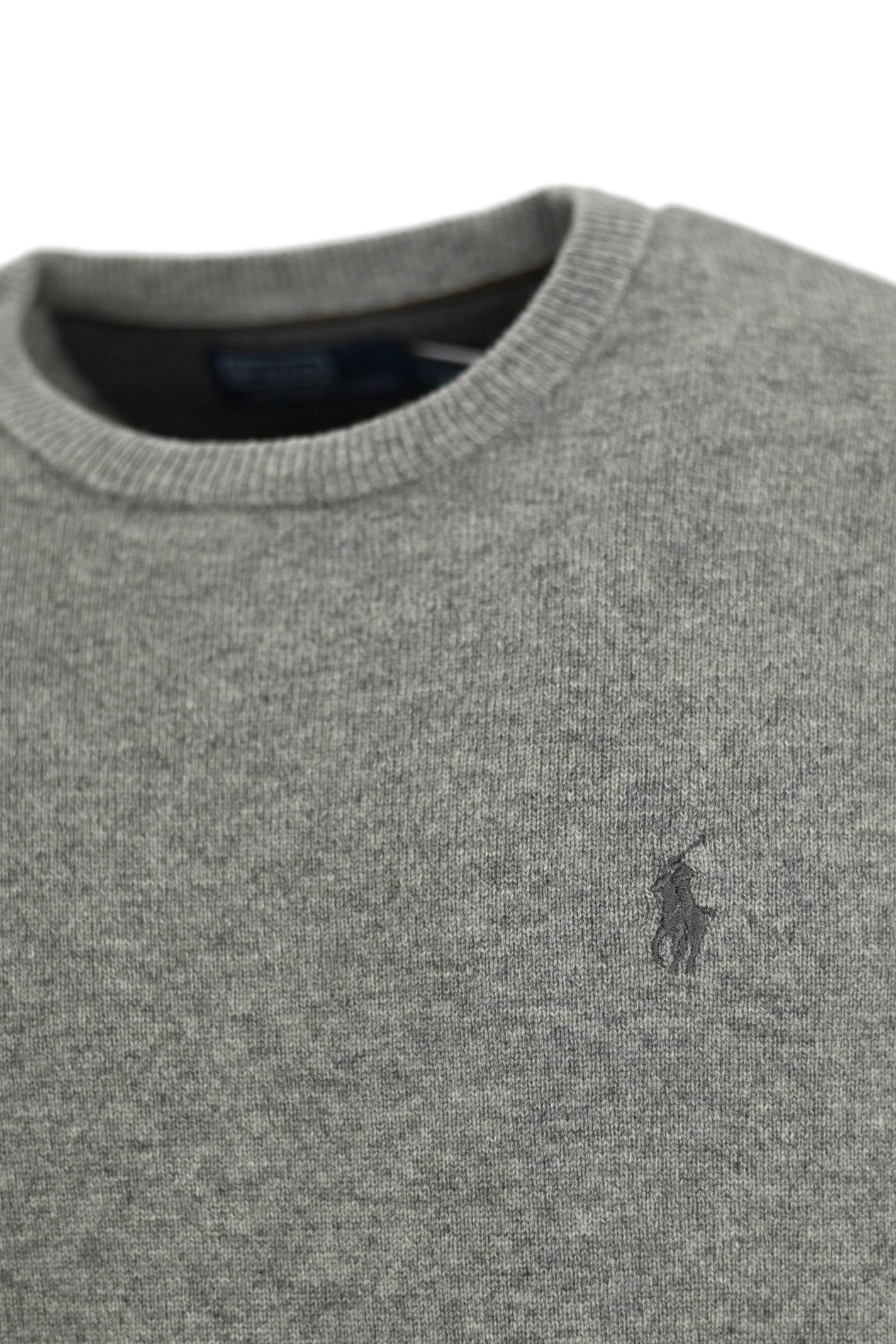 Crew-neck Cashmere Jumper In Grey Product Image