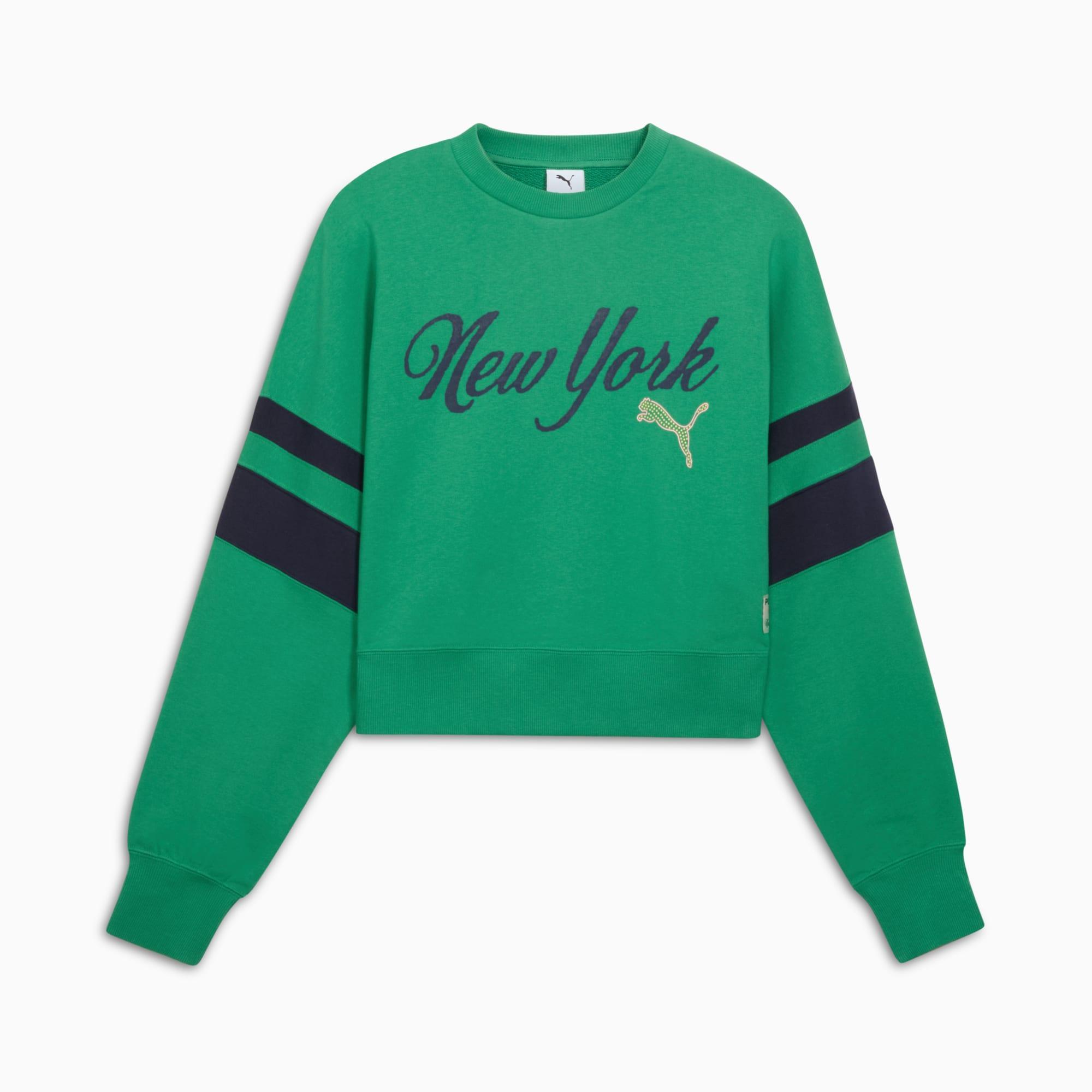 Wardrobe Essentials Bright Lights NYC Flagship Women's Crew Sweatshirt Product Image