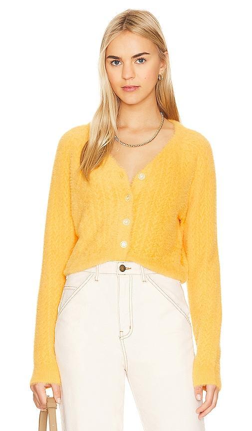 Levi's(r) Premium Billie Jean Cardigan (Golden Nugget) Women's Clothing Product Image