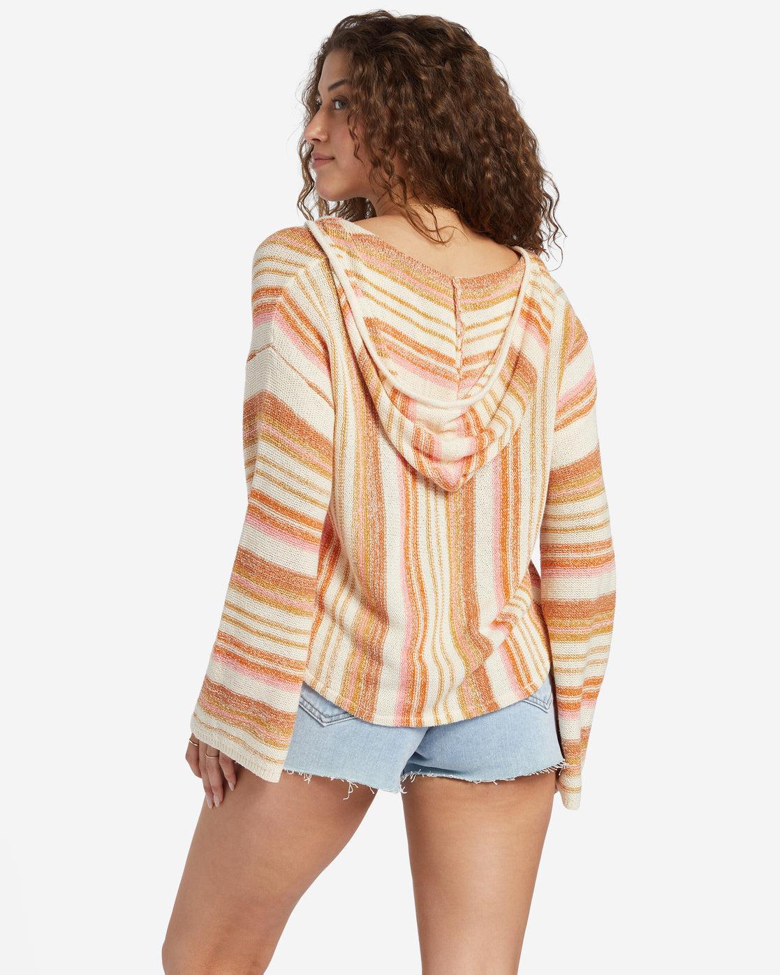 Baja Beach Hooded Sweater - Dried Mango Female Product Image