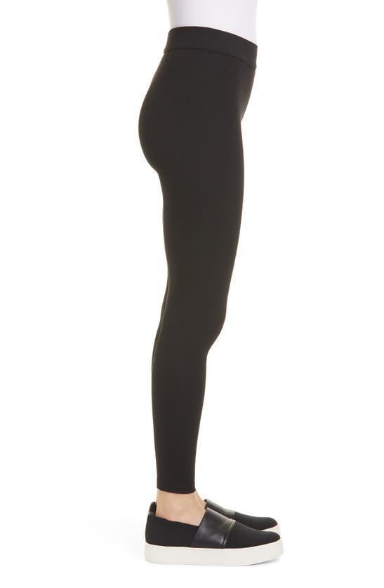 Stitch-front Seam Leggings In Black Product Image