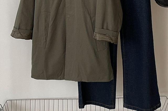 Hooded Zip-Up Long Parka Product Image