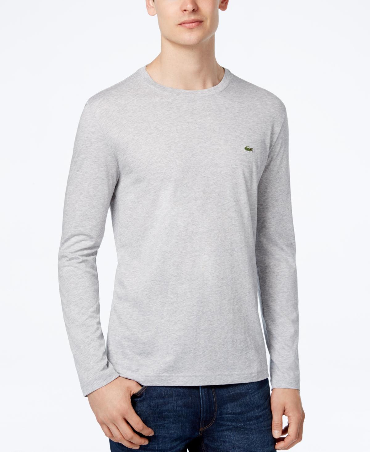 Mens Lacoste Long Sleeve Crew Neck Jersey T-Shirt Product Image