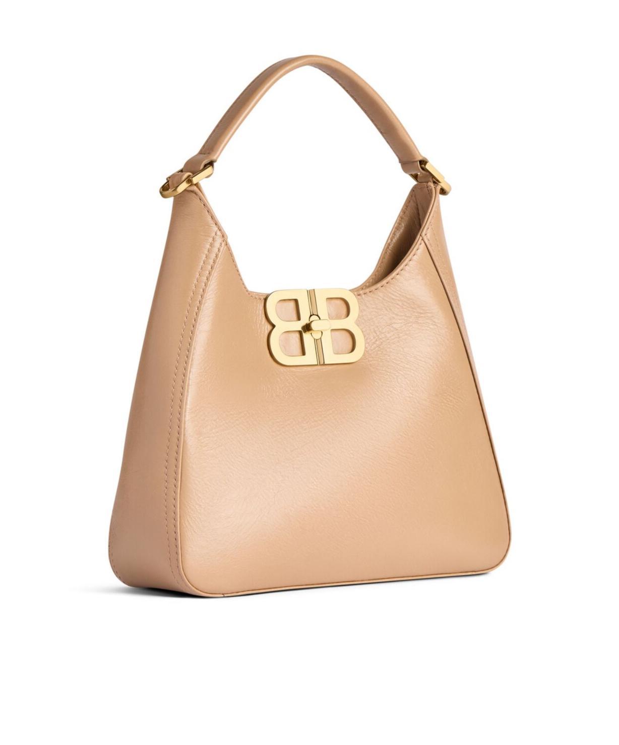 BALENCIAGA Bb Soft Small Hobo Shoulder Bag In Latte Product Image