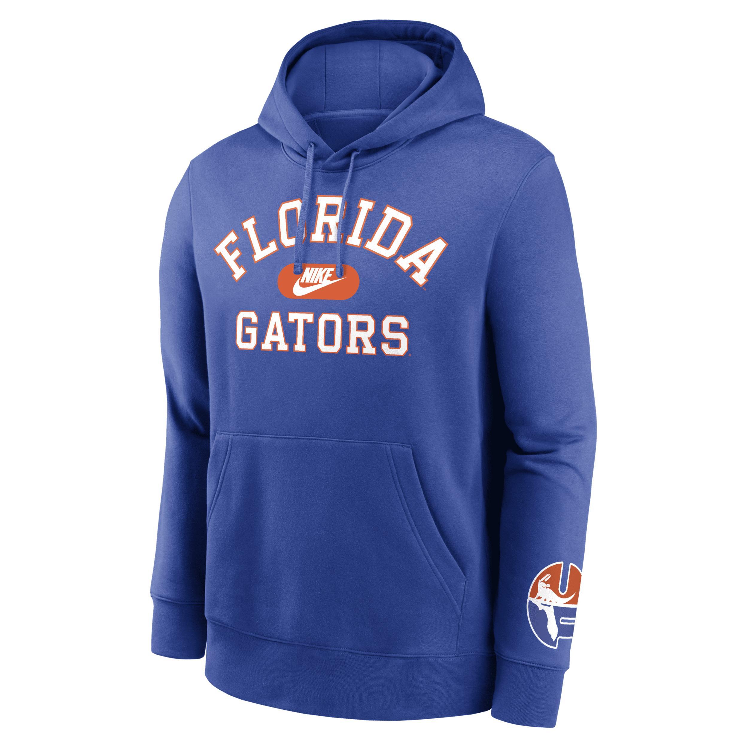 Florida Gators Legacy Club Foundational Nike Men's College Pullover Hoodie Product Image