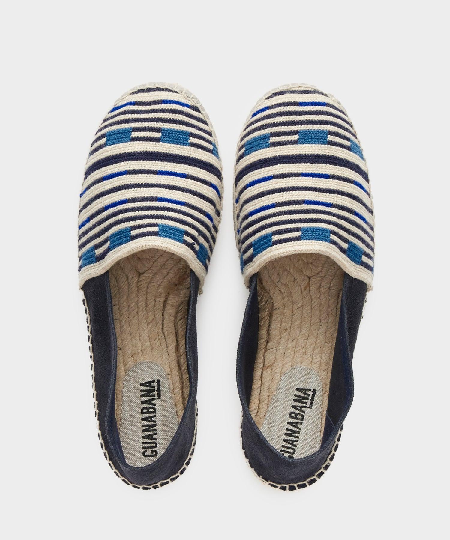 Guanbana Patterned Espadrille in Lagoon Product Image