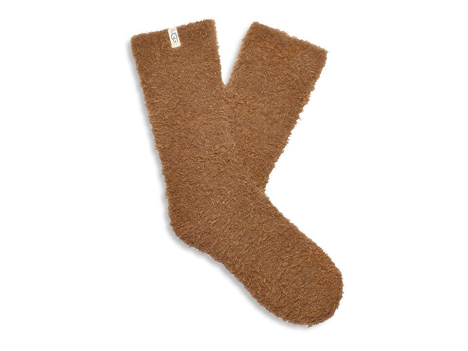 UGG Teddi Cozy Crew (Chestnut) Women's Crew Cut Socks Shoes Product Image