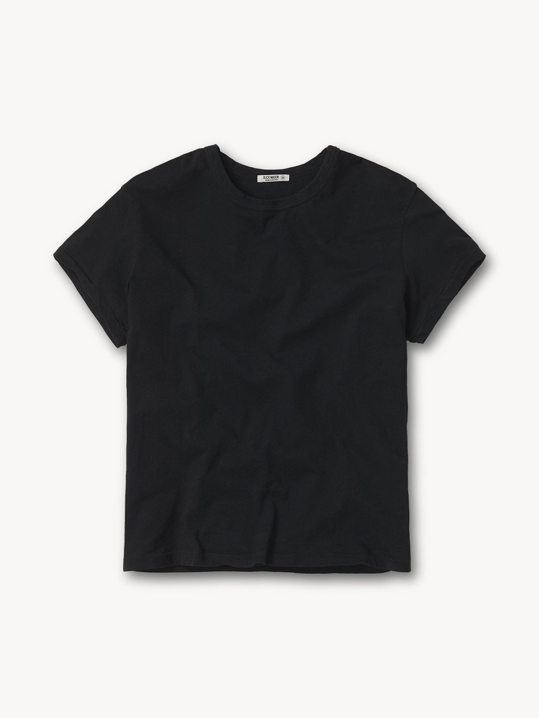 Black Slub Easy Crew Product Image