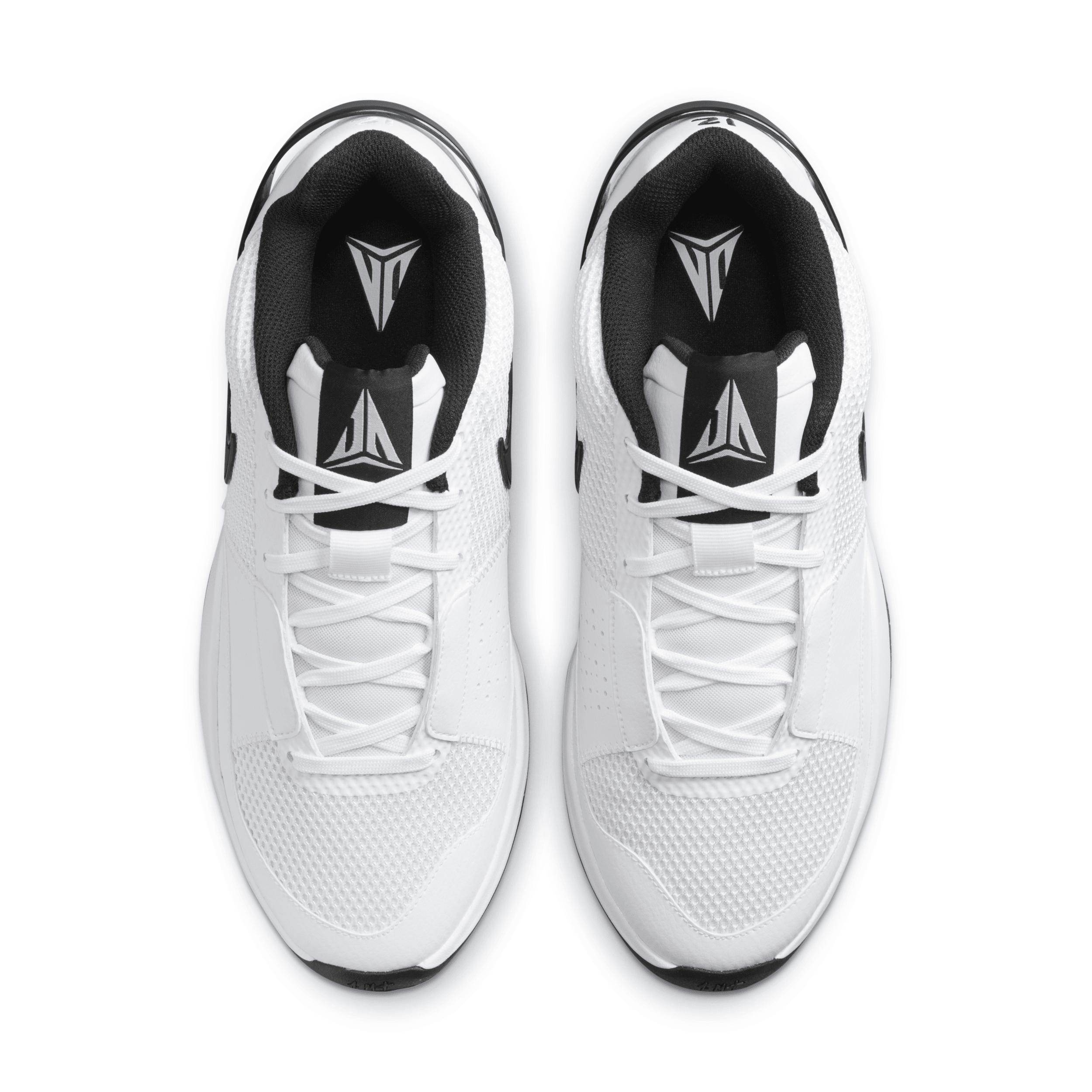 Nike Mens Ja Morant Nike JA 1 TB - Mens Basketball Shoes White/Black/White Product Image