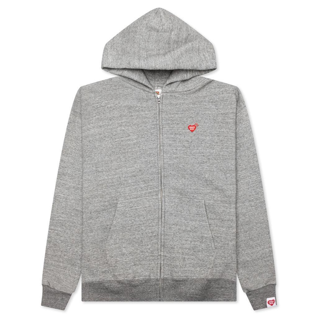 Zip-Up Hoodie - Gray Male product image