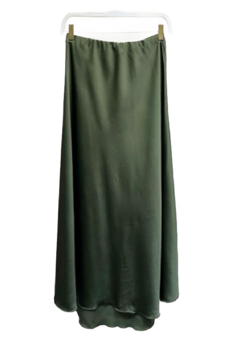 Fleur Satin Maxi Skirt Product Image