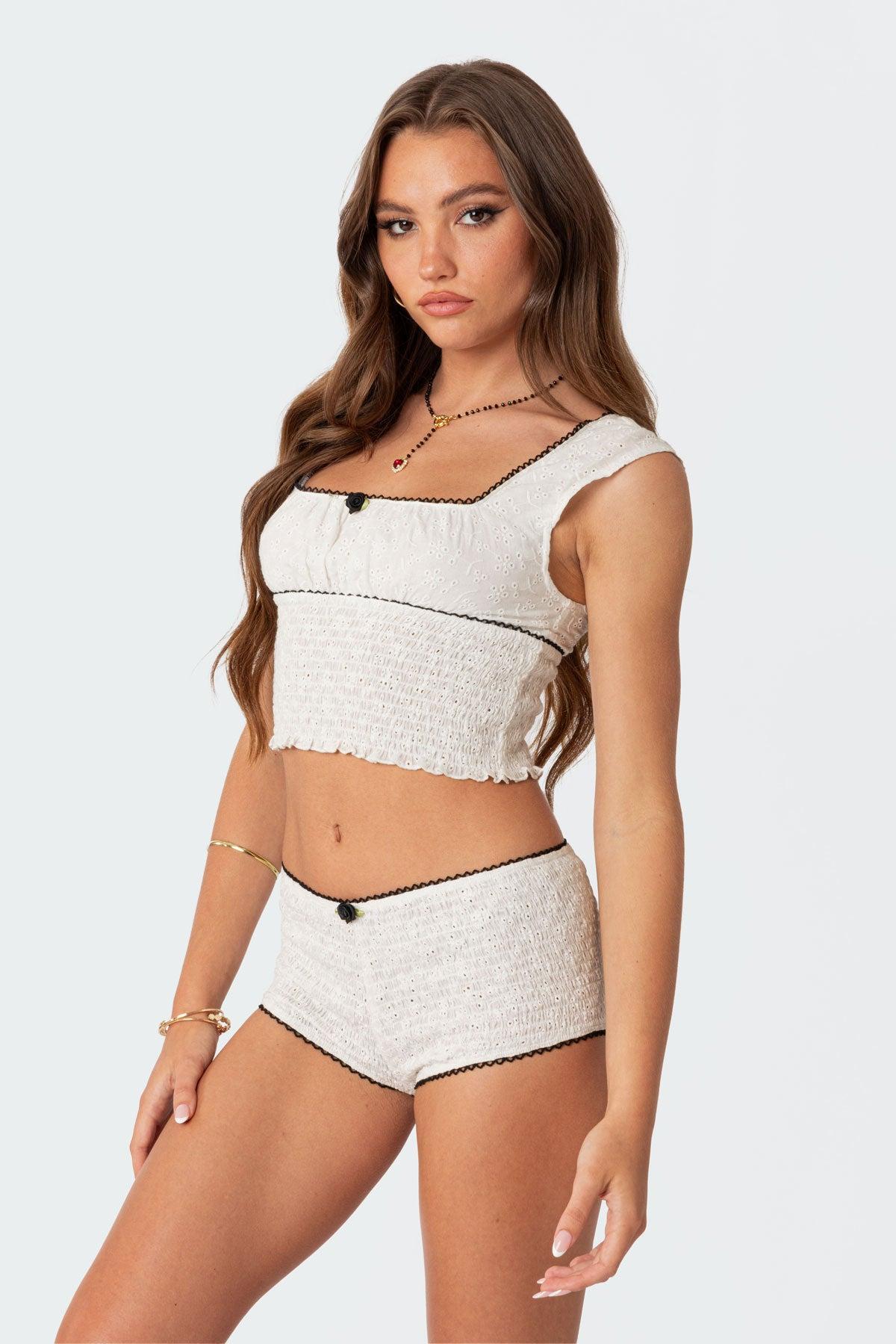 Joss Scrunch Crop Top Product Image