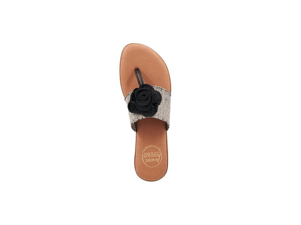 Andre Assous Nara Featherweight Linen Thong Sandals Product Image