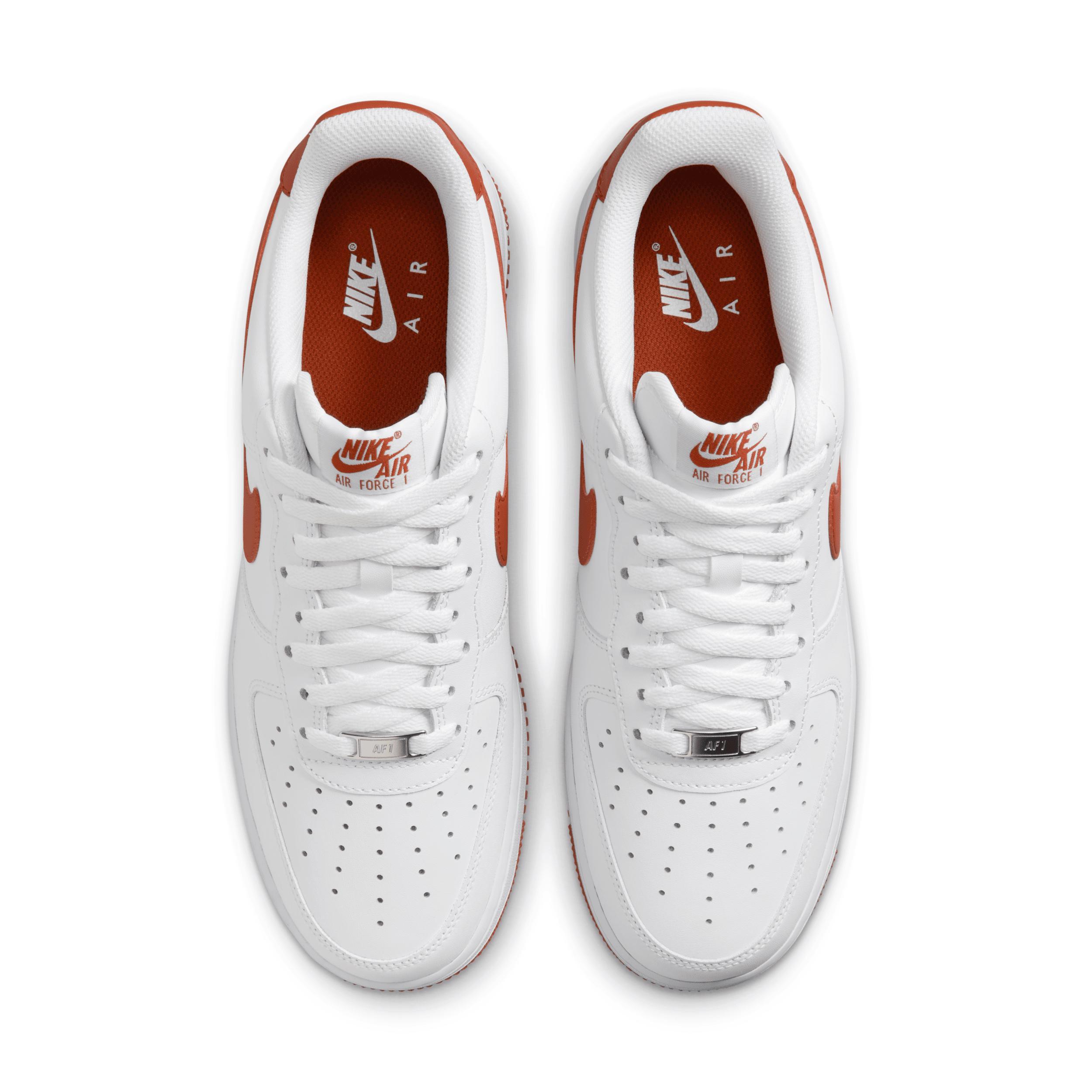 Nike Mens Nike Air Force 1 Low 07 - Mens Shoes White/Red/White Product Image