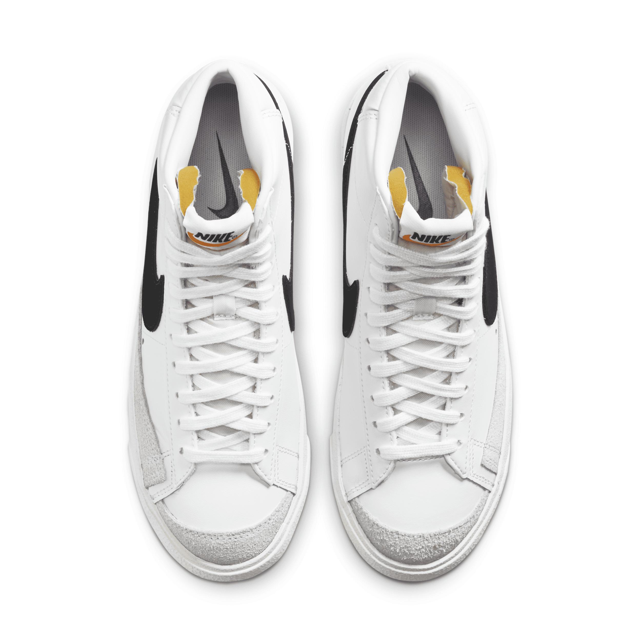 Nike Womens Blazer Mid 77 - Basketball Shoes White/Black/Sail Product Image