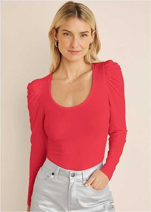 Puff Shoulder Top Product Image