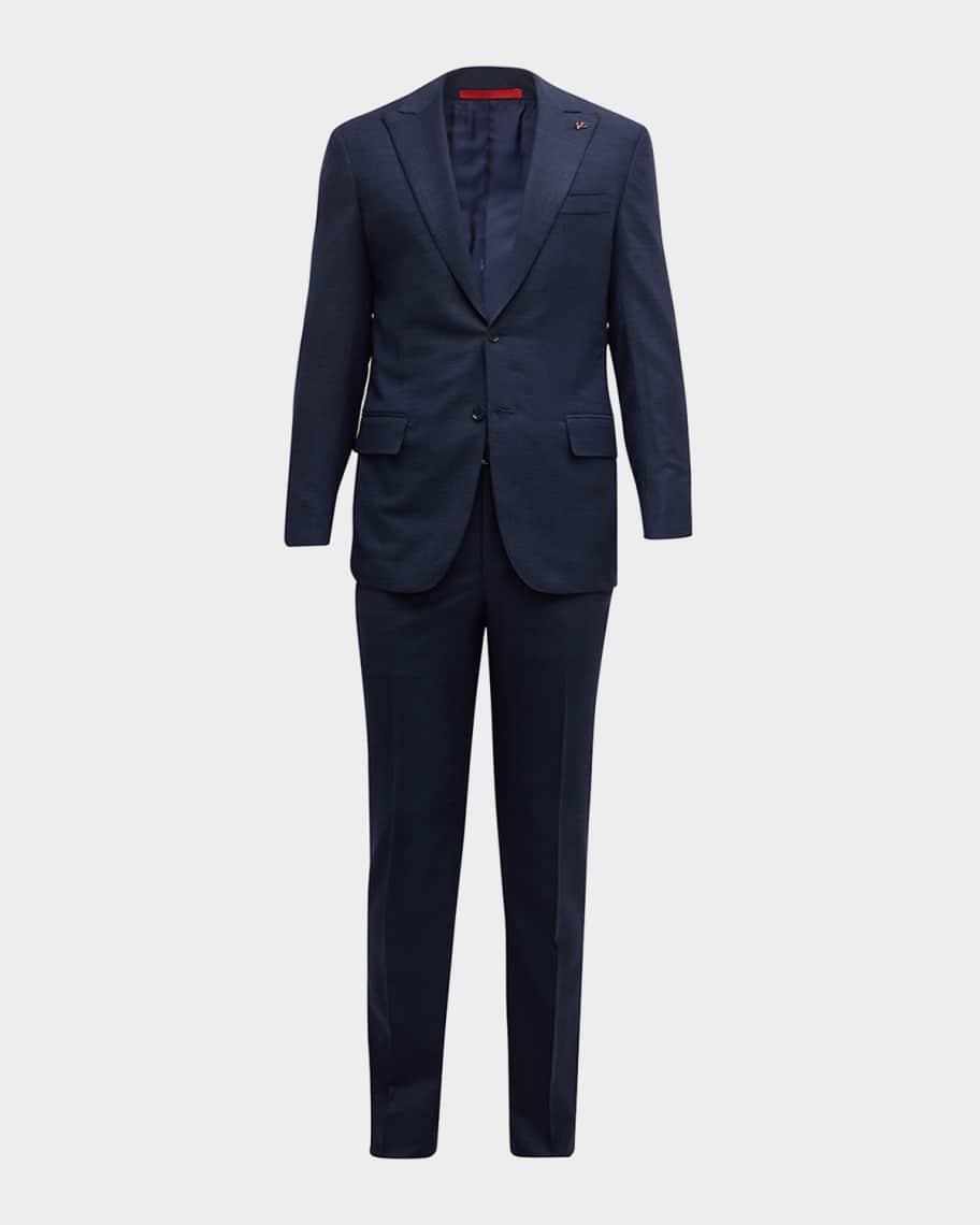 Men's Birdseye Wool Suit Product Image