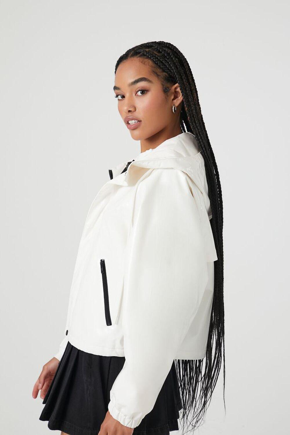 Hooded Snap-Button Jacket | Forever 21 Product Image