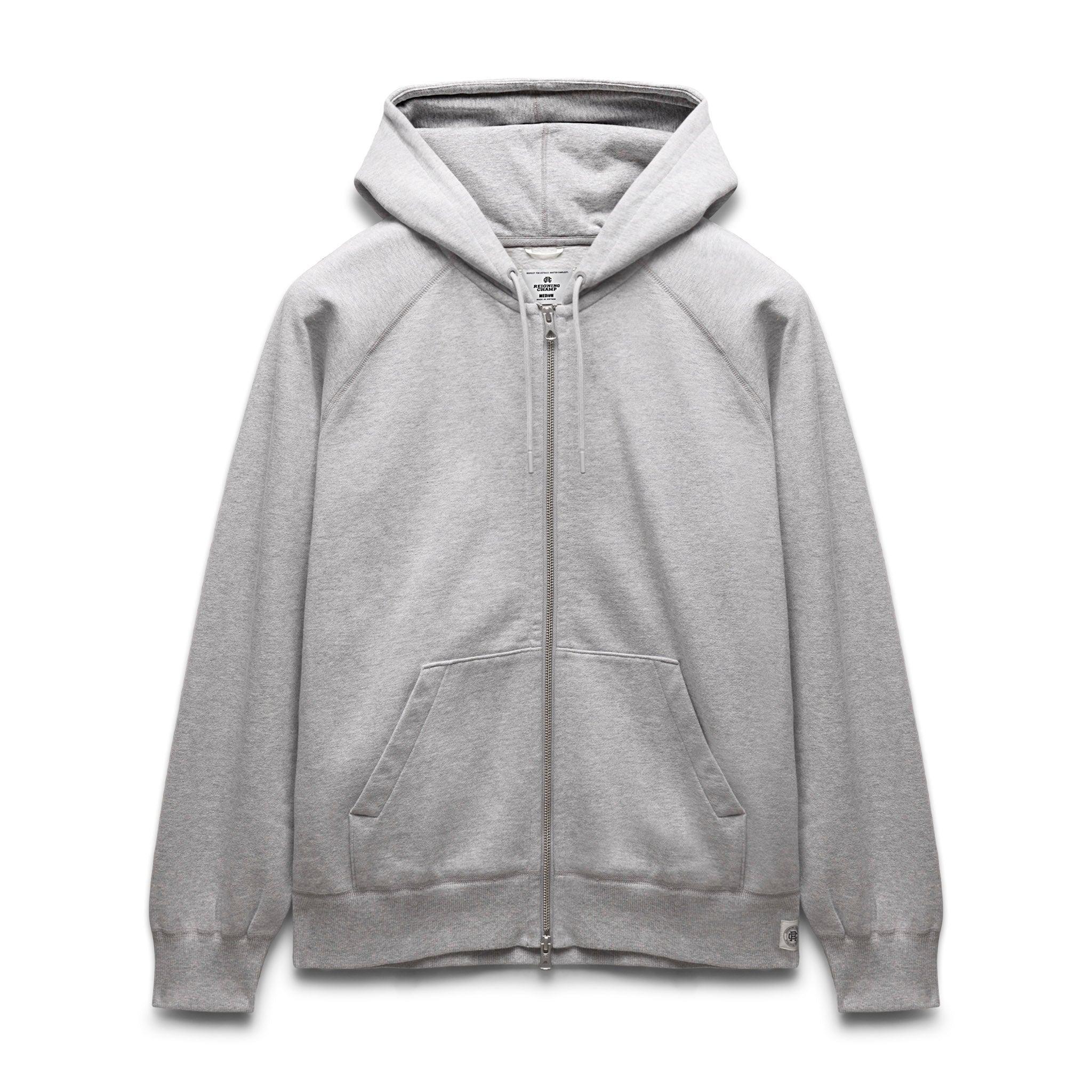 Brushed Fleece Zip Hoodie Male Product Image