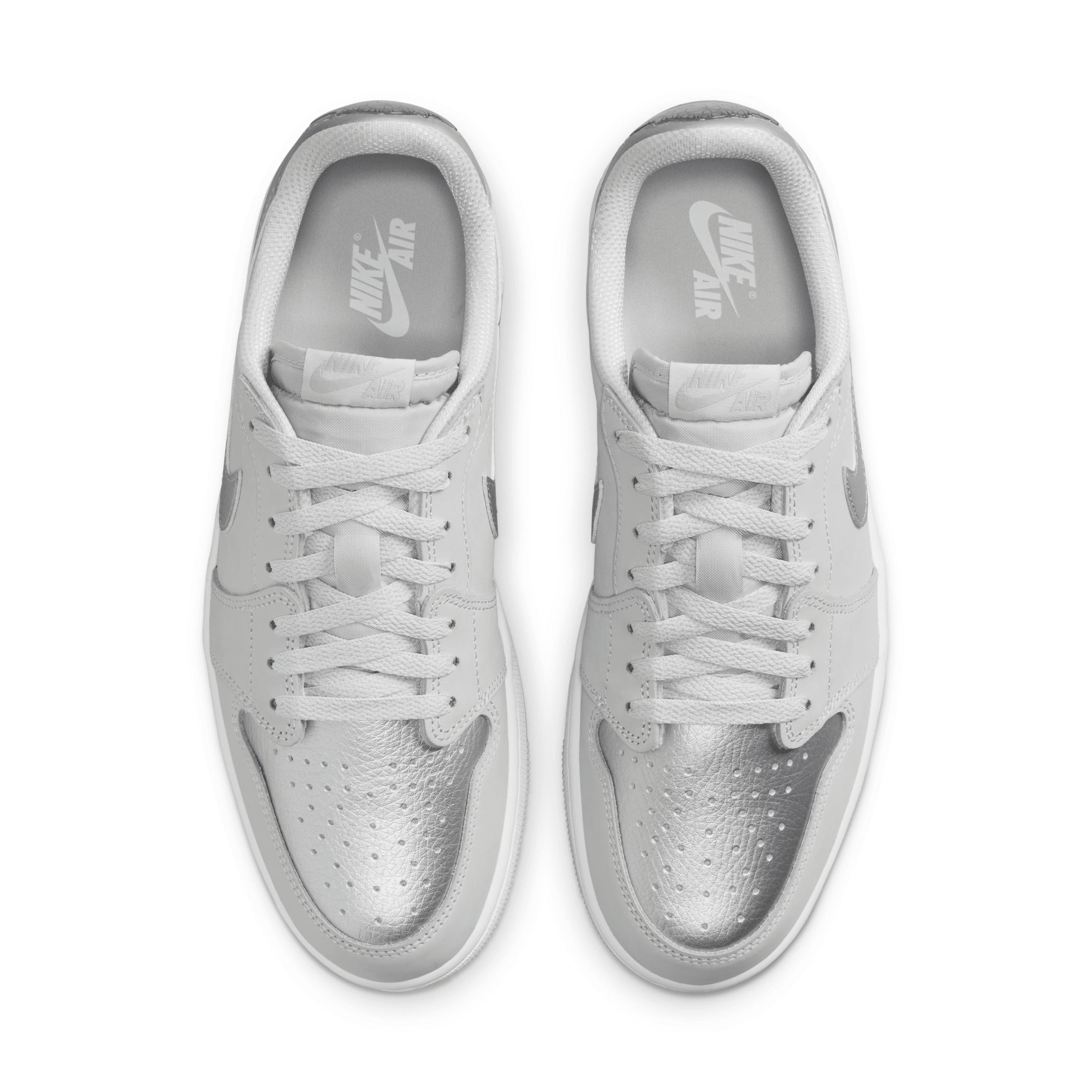 Men's Air Jordan 1 Low OG "Silver" Shoes Product Image