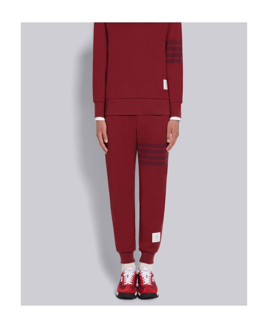 THOM BROWNE 4-bar Stripe Track Pants In Red Product Image