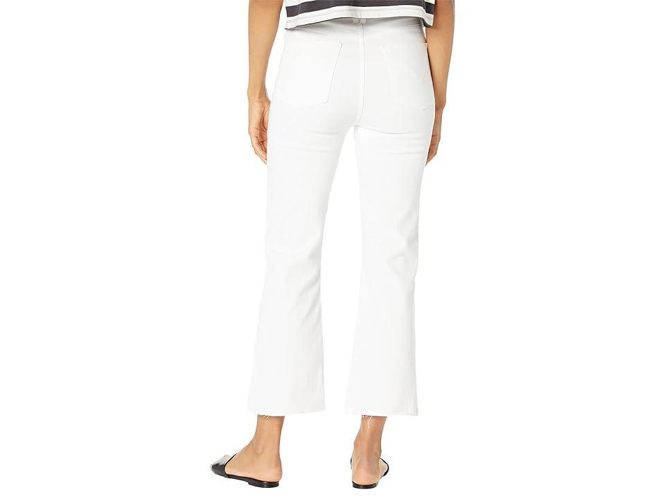 Hudson Jeans Faye Ultra High-Rise Bootcut Crop White) Women's Clothing Product Image