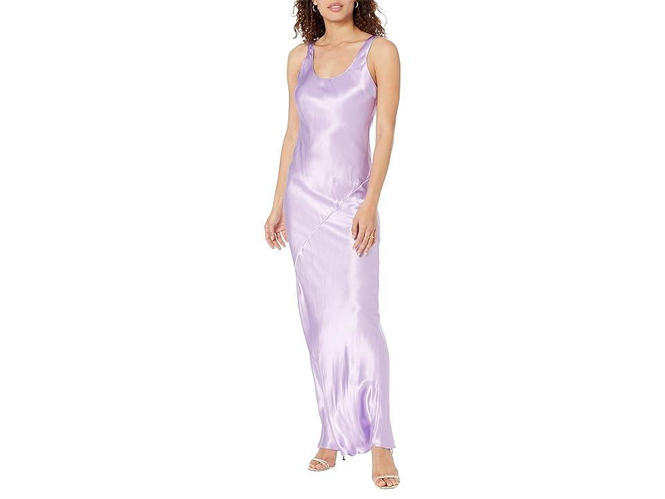 Womens Adelyn Satin Floor-Length Dress Product Image