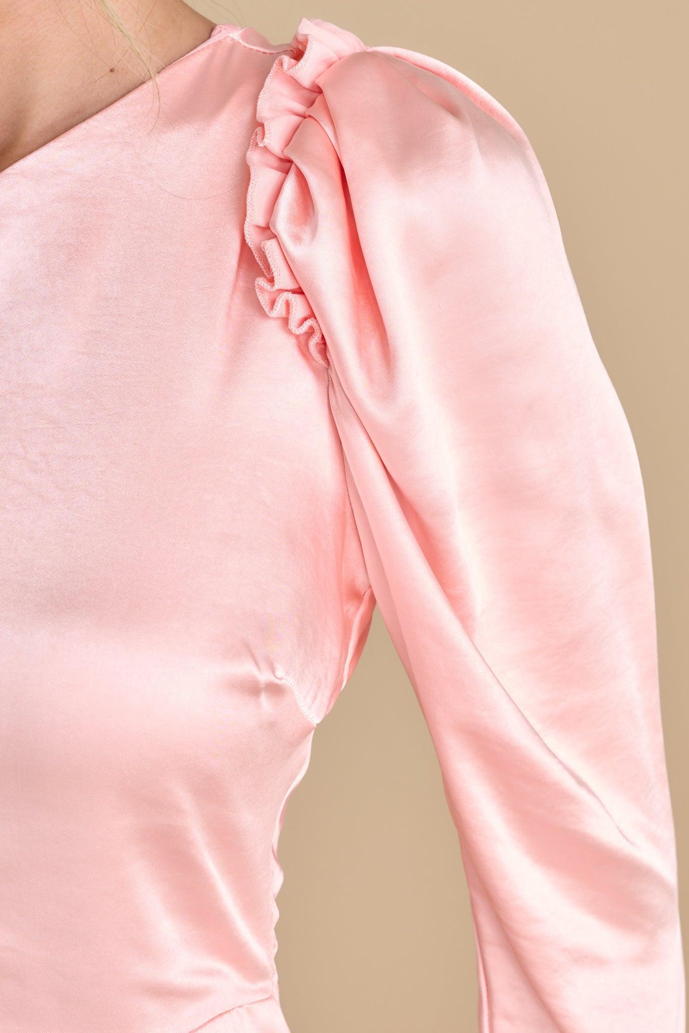 Wish For More Blush Dress Pink Product Image