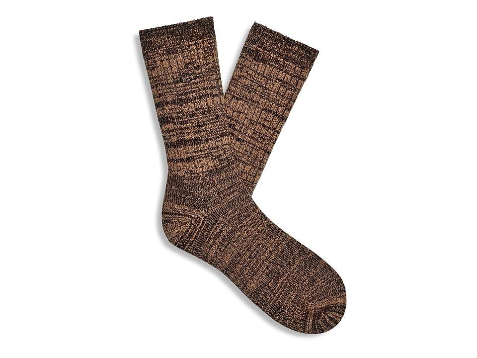 UGG Trey Rib Knit Cozy 3 Pack (Rubious / Chestnut / Moss Green) Men's Knee High Socks Shoes Product Image