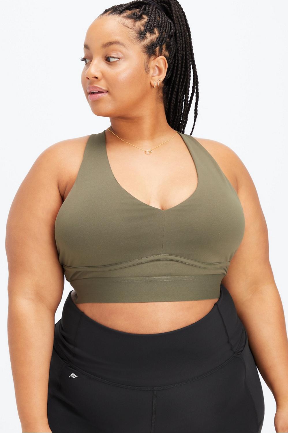 Fabletics All Day Every Day Bra Womens green Size XXS Product Image