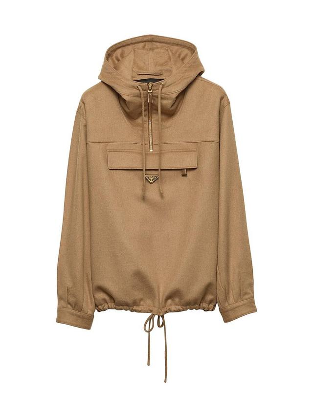 Womens Camel-Hair Anorak Product Image