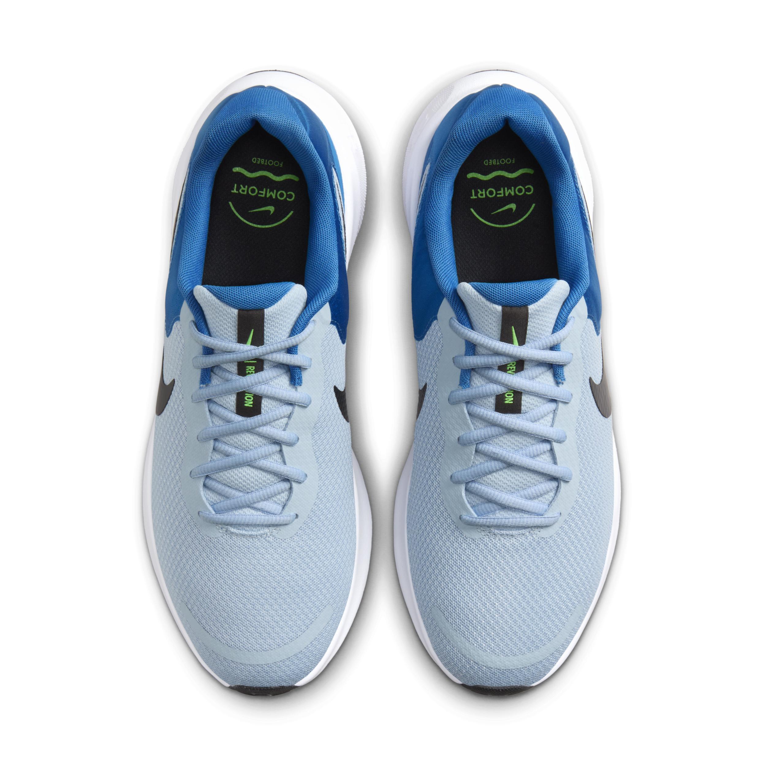 Men's Revolution 7 Road Running Shoes In Blue Product Image