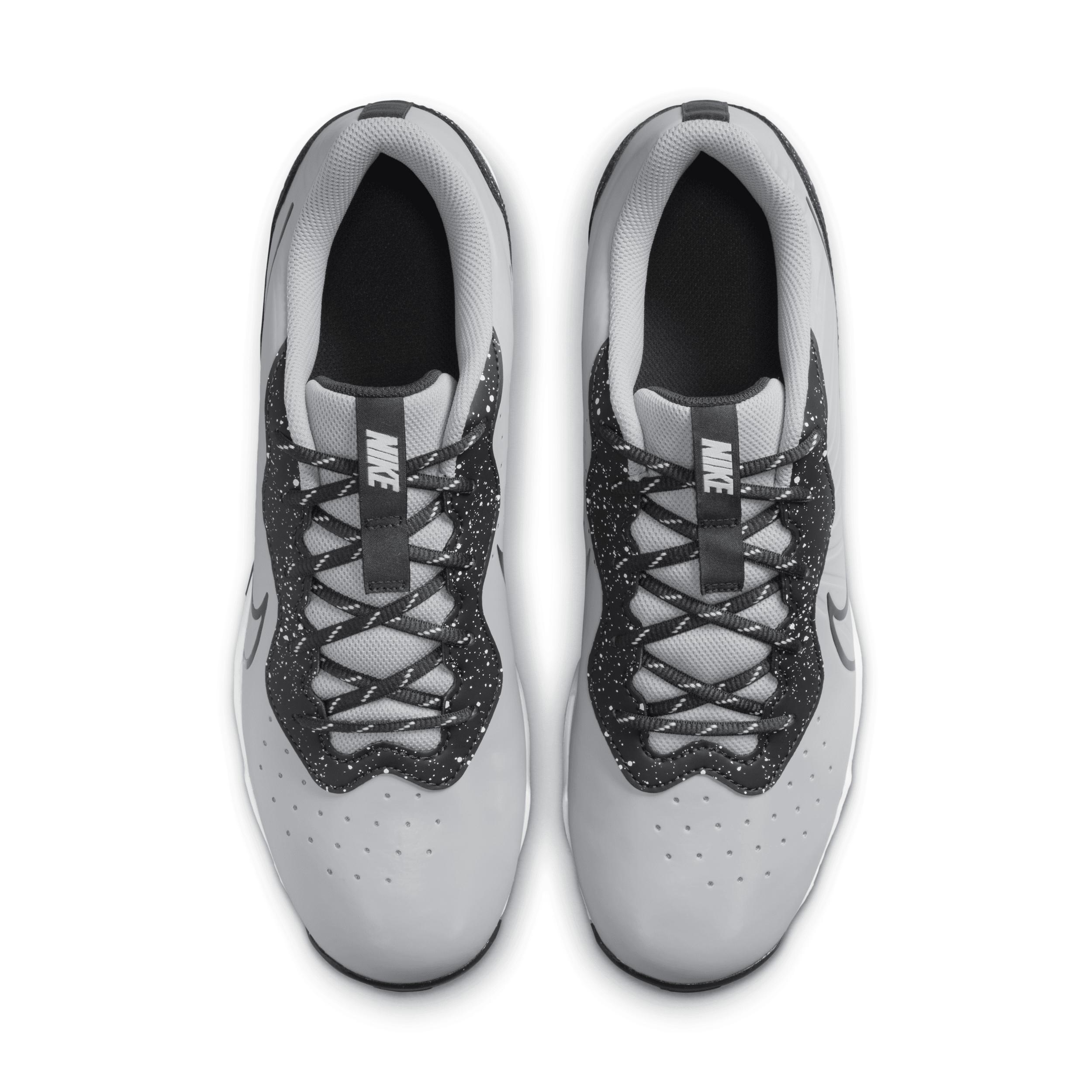 Nike Mens Nike Alpha Huarache 4 Keystone - Mens Baseball Shoes Wolf Grey/Dk Smoke Grey/White Product Image