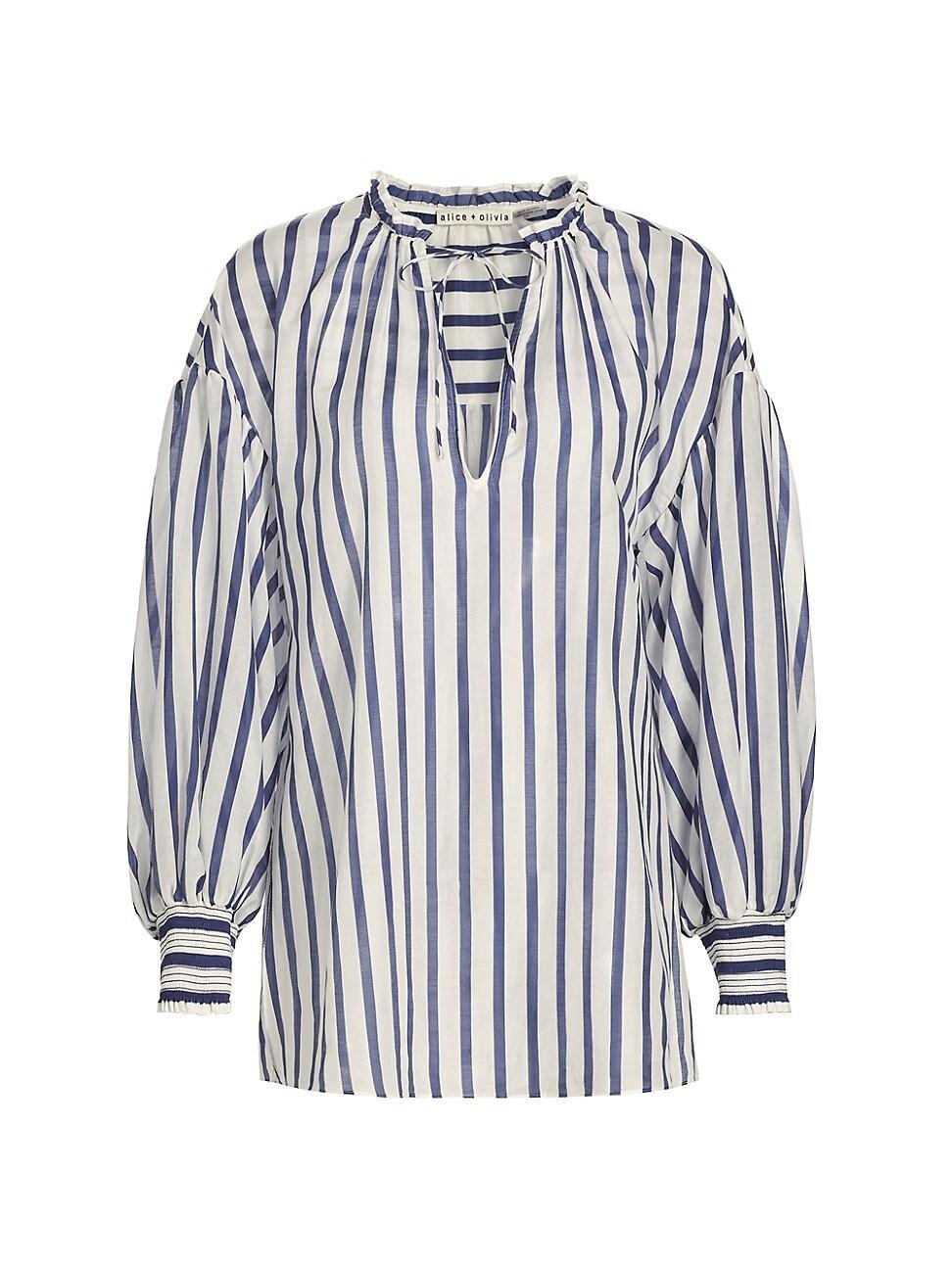 Womens Julius Striped Cotton-Blend Tunic Product Image