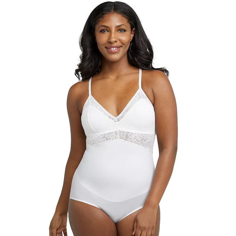 Womens Maidenform Tame Your Tummy Firm Control Shapewear Lace Bodysuit DMS097 Product Image