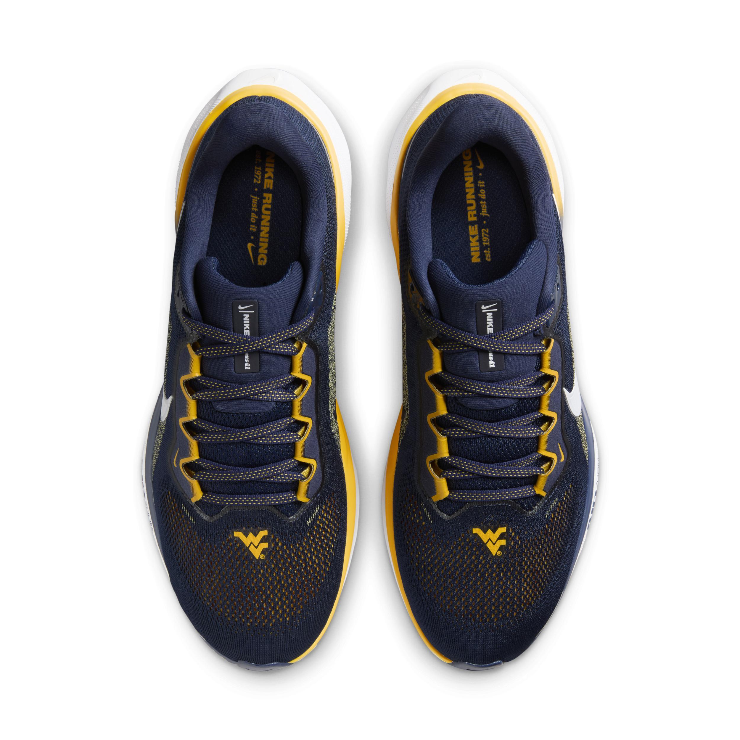 West Virginia Pegasus 41 Nike Mens College Road Running Shoes Product Image