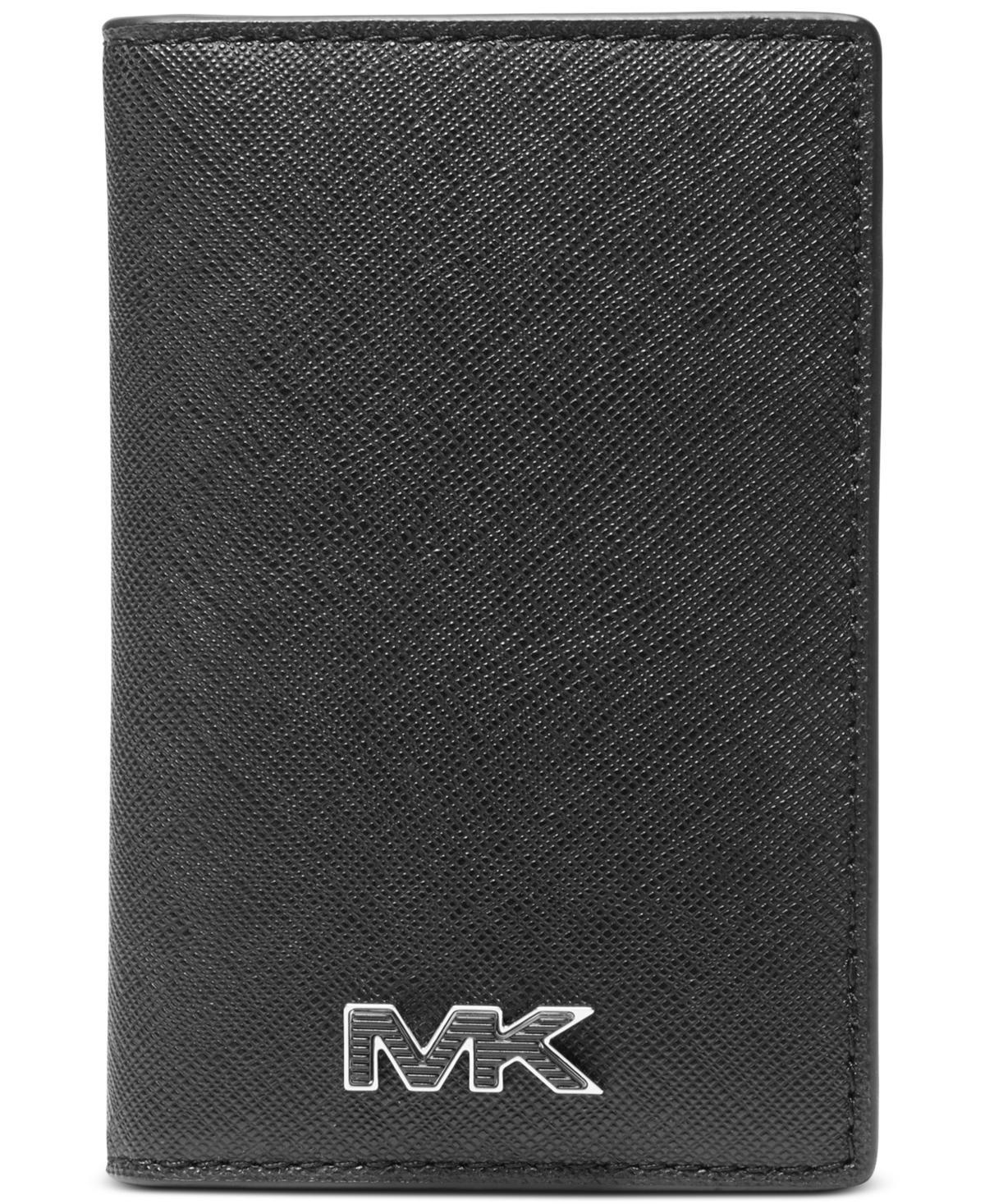 Michael Kors Mens Folding Logo Card Case - Black Product Image