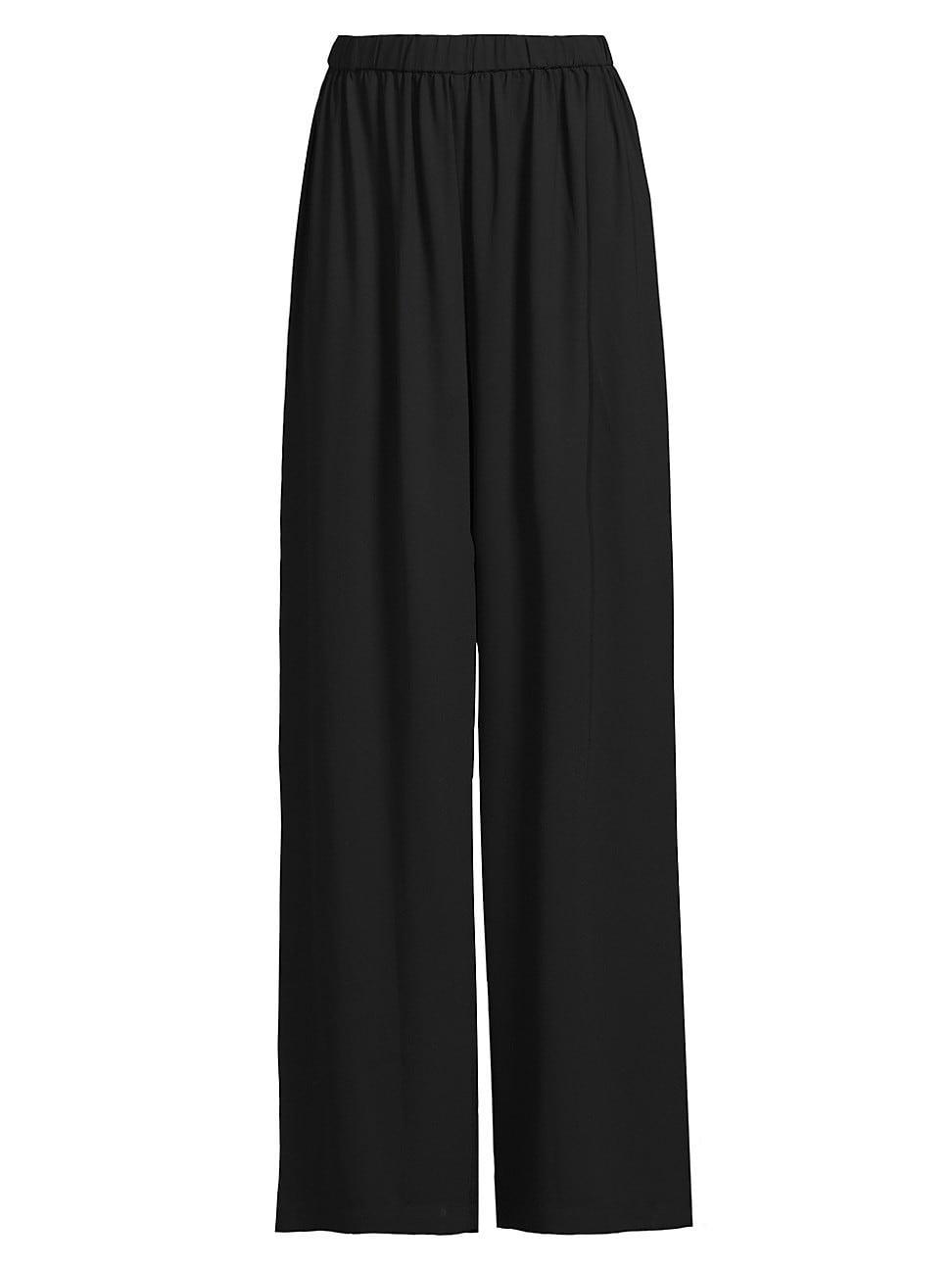 Womens Elasticized Wide-Leg Pants Product Image