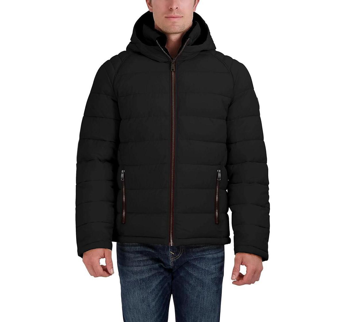 Mens Halitech Quilted Jacket Grey Product Image