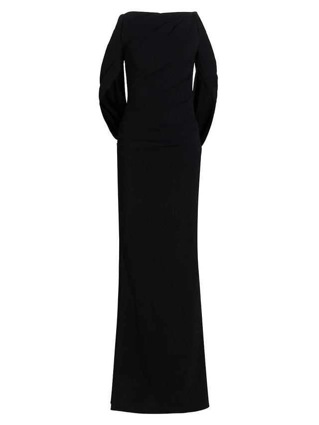 Womens Infinity Sleeve Cady Body-Con Gown Product Image