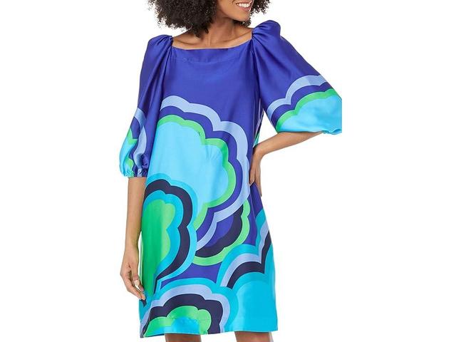 Trina Turk Symphony Dress (Pacific Multi) Women's Clothing Product Image