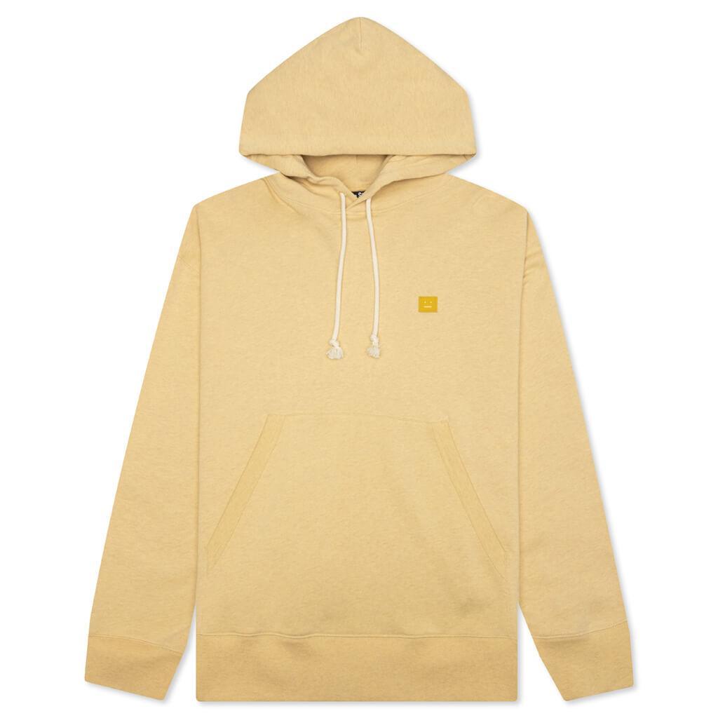 Hooded Sweatshirt - Pale Yellow/Melange Male Product Image