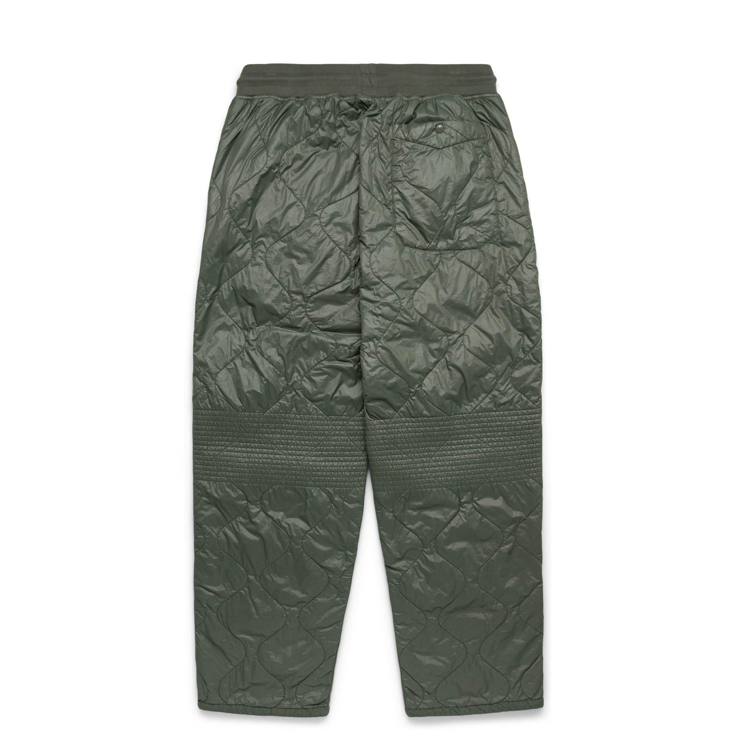 DIAGONAL RAISED FLEECE MIXED QUILTED SWEATPANTS Product Image