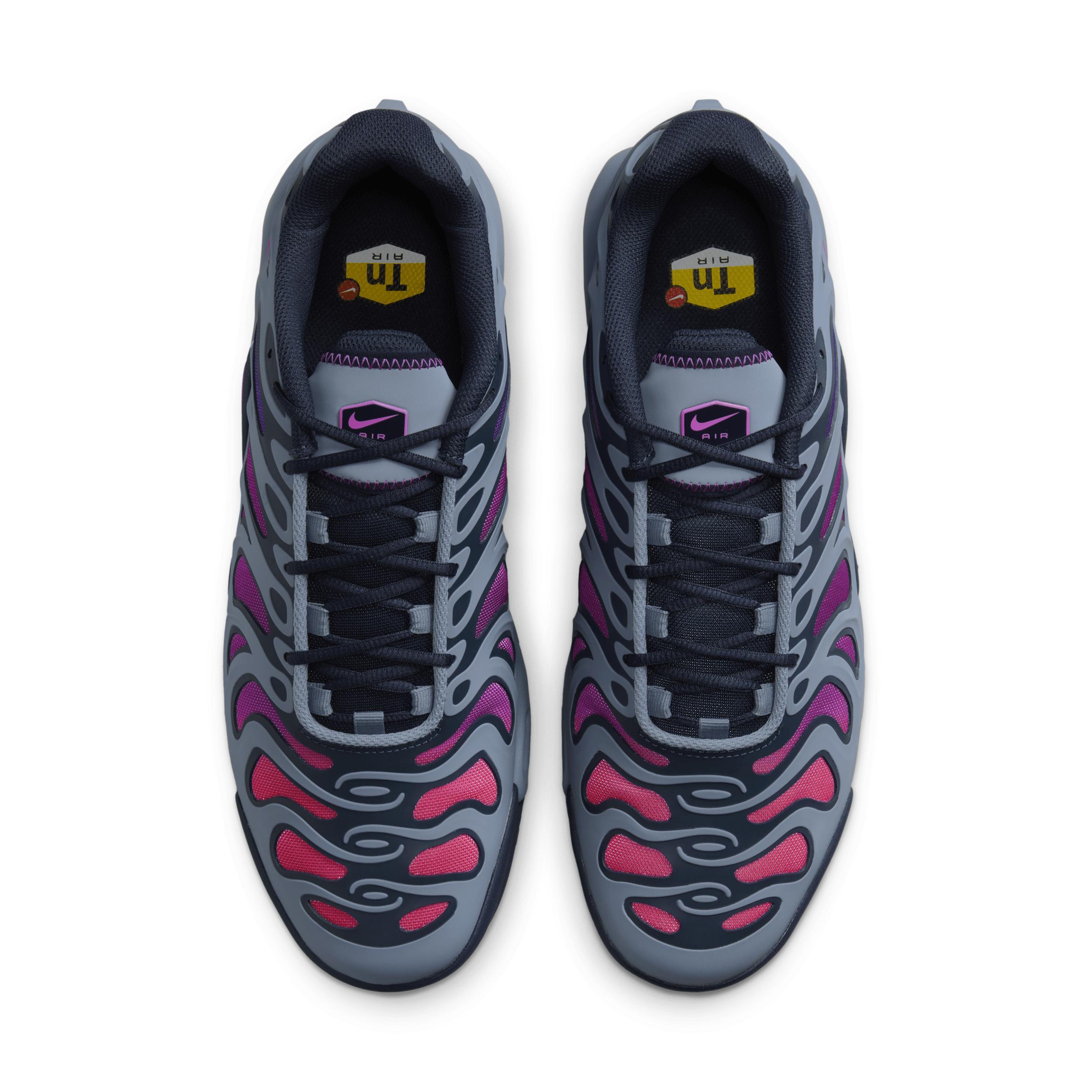 Nike Mens Nike Air Max Plus Drift - Mens Running Shoes Ashen Slate/Vivid Purple/Obsidian Product Image