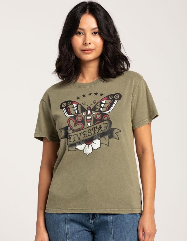 FIVESTAR GENERAL CO. Butterfly Womens Boyfriend Tee Product Image