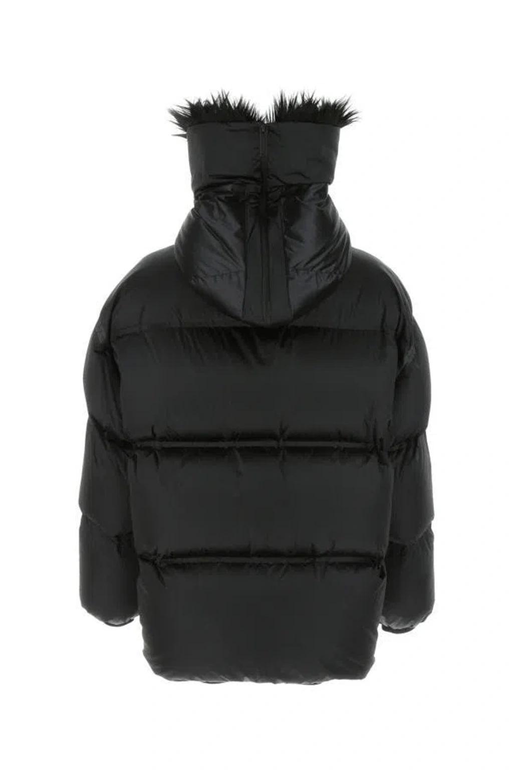 Woman Black Nylon Down Jacket Product Image