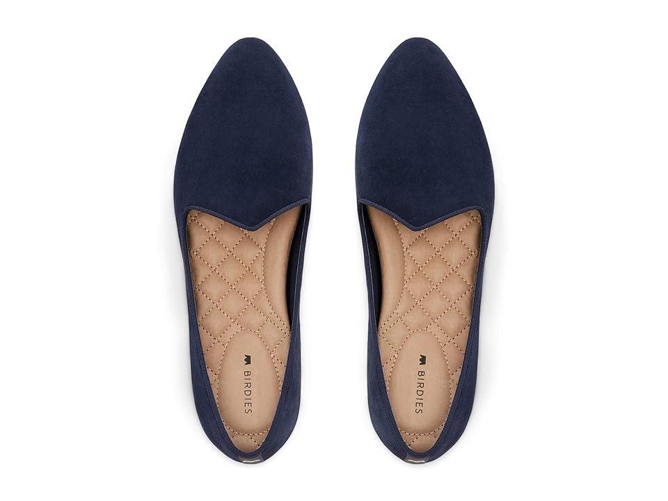 Birdies Heron Suede Flat (Navy Suede) Women's Shoes Product Image